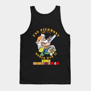 USS Piedmont (AD-17) w PAC SVC WWII Tank Top